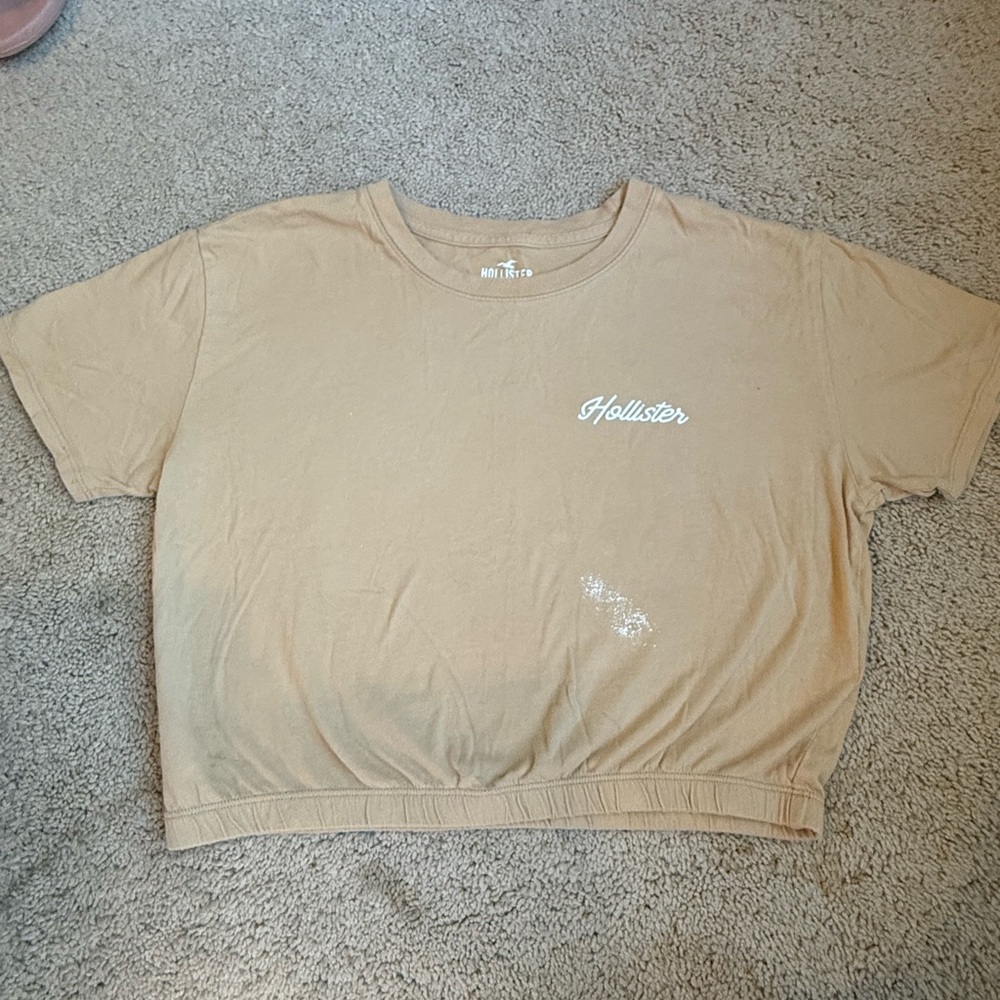 Hollister Women's Beige Crop Top